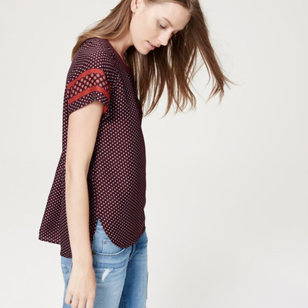 Ann Taylor LOFT silky top size XS Petite